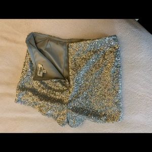 Charlotte Russe Bedazzled shorts perfect for NYE coming up